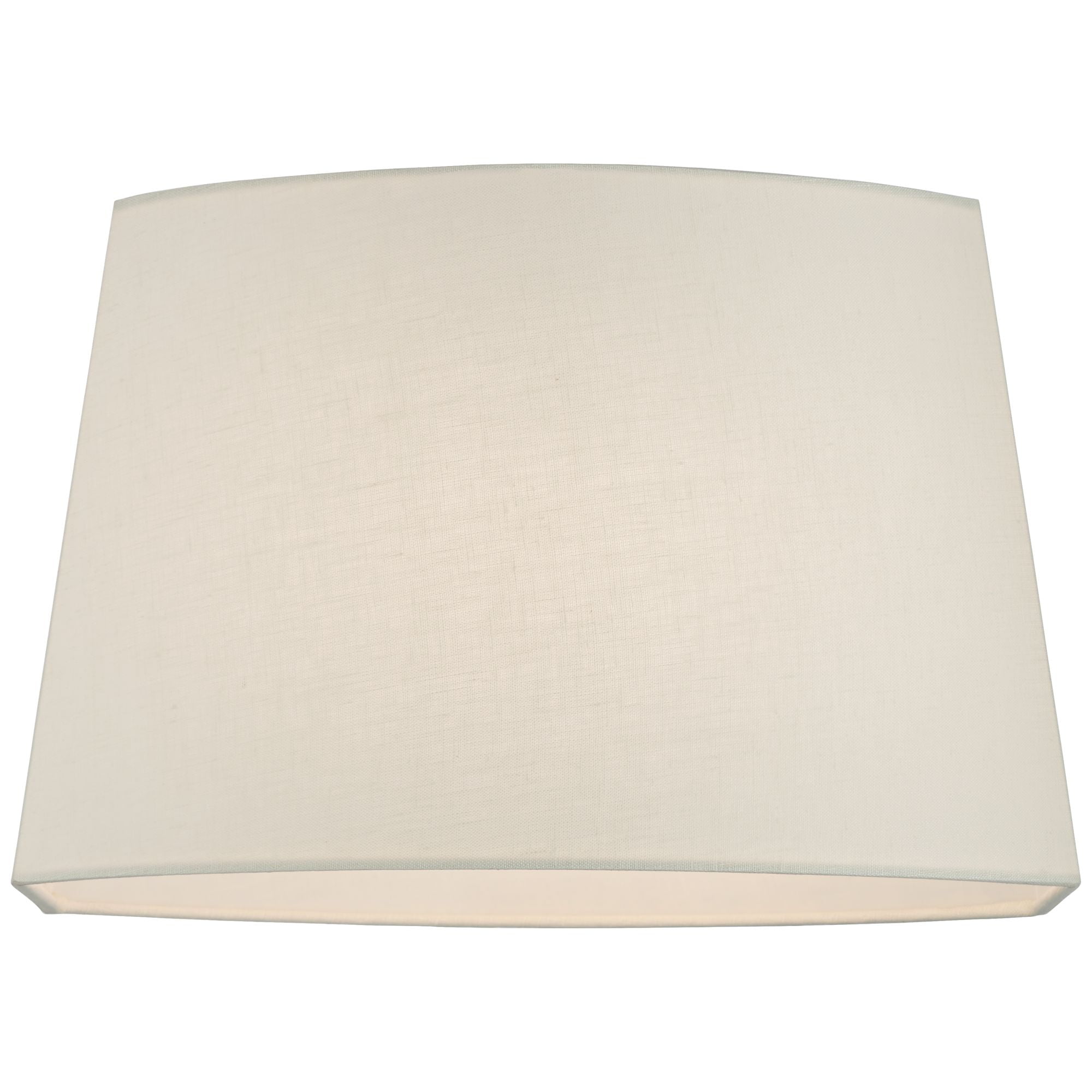 Springcrest Ivory Medium Modified Oval Lamp Shade 12.5" Wide and 10" Deep at Top x 15" Wide and 11" Deep at Bottom x 10" Height (Spider) Replacement