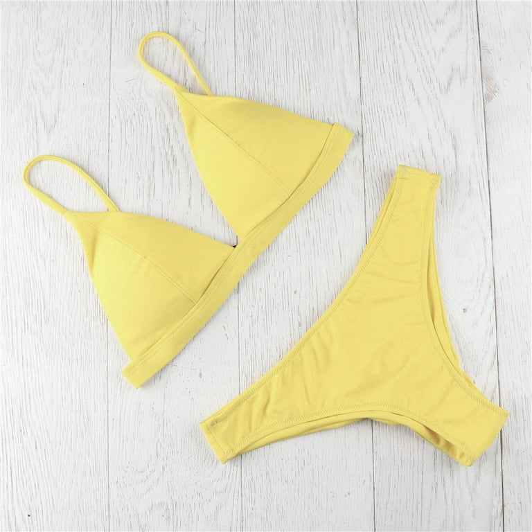 Yellow bikini walmart sale