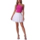 thumbnail image 2 of INSPIRAR CHIC Blusas sin mangas para mujer, sexy, de un solo hombro, con fruncido, color rosa intenso, 2 of 6