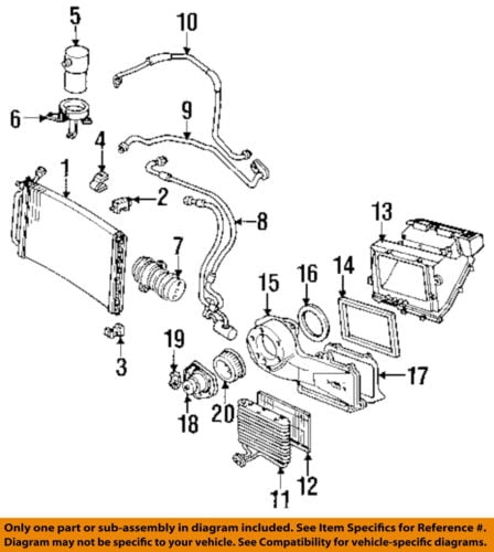 GM OEM Air Conditioner A/C AC-Condenser 52450923 - Walmart.com