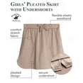thumbnail image 2 of Beverly Hills Polo Club Girls School Uniform Skirt - 2 Pack Performance Scooter Skort for Girls, 4-16, 2 of 7