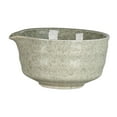 thumbnail image 1 of Cuenco de matcha, cuenco de té, decoración de cerámica, taza portátil de matcha, accesorios para el hogar, cocina, restaurante, comedor, Gris y verde, 1 of 8