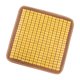 thumbnail image 1 of Cojín de bambú para coche, transpirable, duradero, antideslizante, cubierta de asiento portátil, almohadilla para silla para camión y coche Amarillo 45cmx45cm shamjiam Cojín de coche, 1 of 5