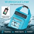 thumbnail image 2 of Bolsa impermeable MORXPLOR con tapa enrollable y funda para teléfono móvil, 30 L, 2 of 7