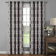 thumbnail image 3 of Avila Printed Cotton Extra-Wide 104" x 96" Grommet Curtain Panel Pair, 3 of 3