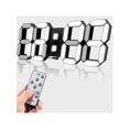 thumbnail image 1 of COVERY 3D LED Alarm Clock, Teen Wall Clock - Remote Control, Auto Brightness - Perfect for Living Room, Bedroom and Office - Corded Electric - 15 inch, 1 of 5