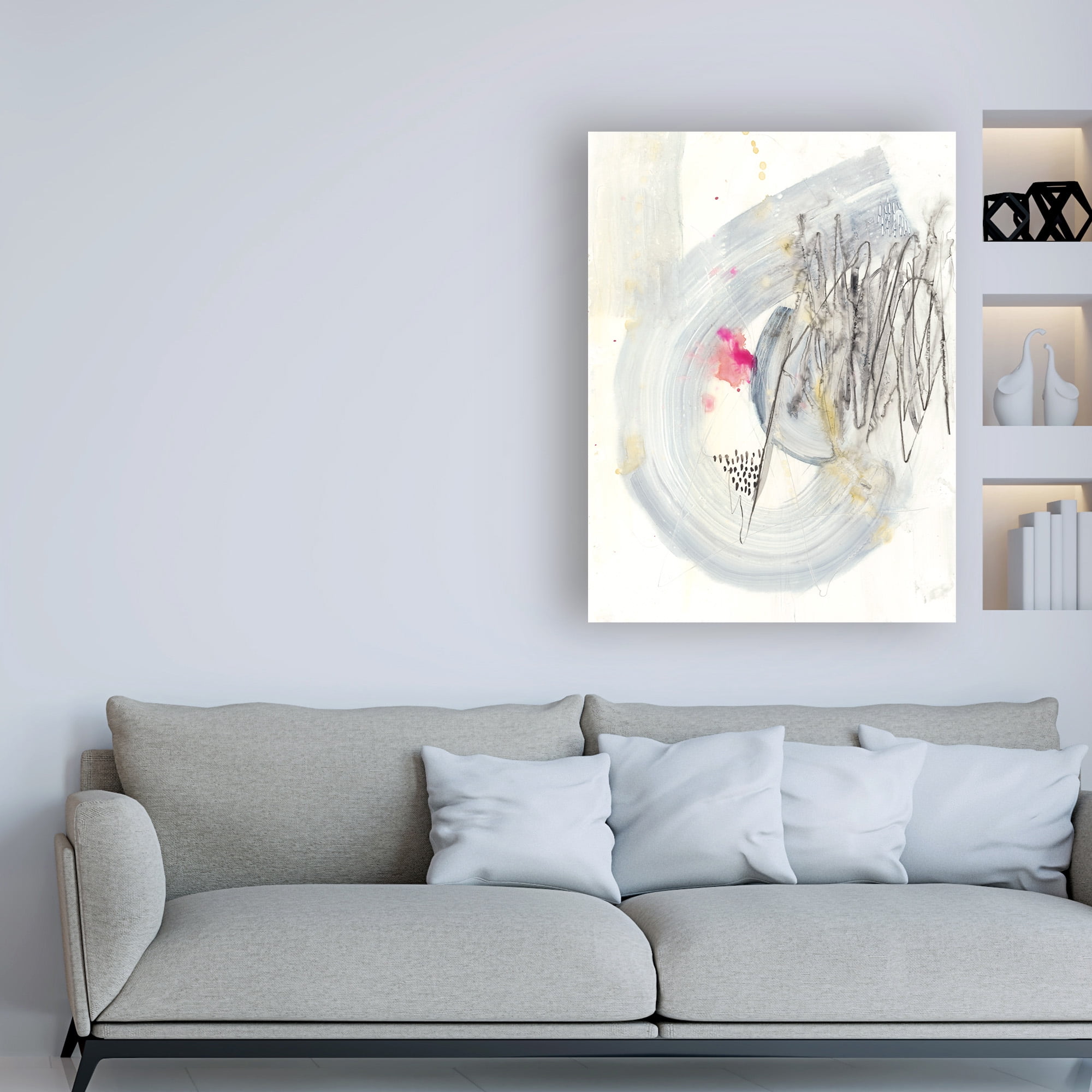 Trademark Fine Art 'Intentions I' Canvas Art by Jennifer Goldberger