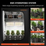 Spider Farmer DWC Hydroponic System 7 Gallon Deep Water Culture with 4 Buckets