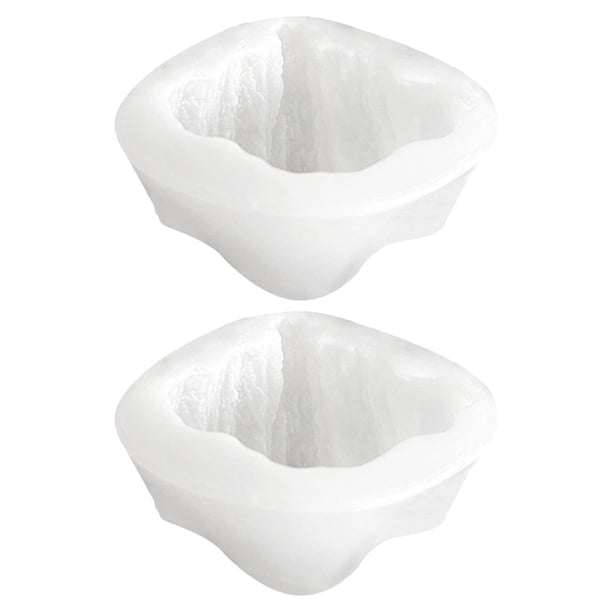 BRIGHTFUFU Molde de silicona para Tartas, 2 uds., molde 3D reutilizable para hornear postres, decoración de tartas DIY, Fondant de Chocolate para hornear en casa, suministros de cocina