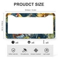 thumbnail image 3 of License Plate Cover Watercolor Chickens And Sunflowers License Plate Frame License Plate Shield Frame 2 Pack Watercolor Vintage Country Farm Style Aluminum License Plate Frame, 3 of 6