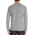 thumbnail image 3 of Iceglad Mens Fashion Casual Front Placket Basic Long Sleeve Henley T-Shirts, 3 of 10