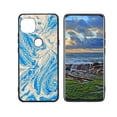 thumbnail image 1 of Compatible with Moto One 5G Ace Phone Case, Blue Marble999 Case Men Women, Flexible Silicone Shockproof Case for Moto One 5G Ace, 1 of 1