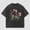 Black-37, variant on Vintage Flowers Crew Neck Shirt for Women Boho Floral Wildflowers Graphic Tee Casual Cottagecore Summer T Shirt
