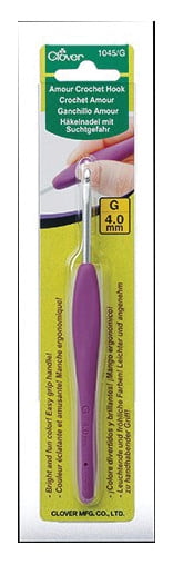 Clover Amour Crochet Hook, G (4mm)