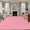 Pink, variant on Pink 6x9 Area Rugs, Farmhouse Solid Pink Color Modern Art Non-Skid Rubber Backing Large Rectangle Rugs - Living Room Bedroom Home Office, Indoor Floor Mat Carpets Washable Rug