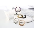 thumbnail image 3 of 5pcs Anti Anxiety Ring Set for Men Women Silver Gold Rose Gold Black Rainbow Spinner Rings with 10 Beads Stainless Steel Stress Relief Band Ring, 3 of 5
