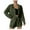 Green, variant on Shorts Set for Women Two Piece Full Zip Up Hoodie Jacket and Drawstring Shorts Crop Sweatsuits Tracksuits