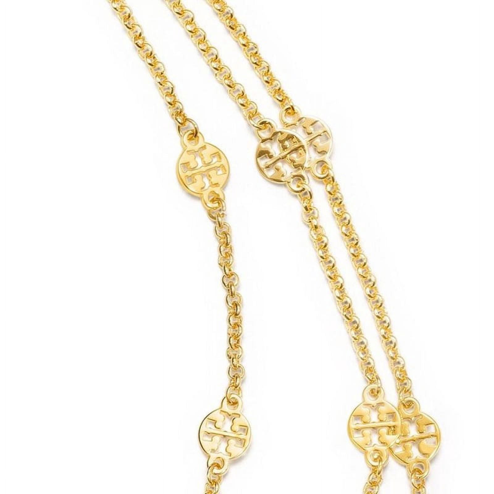 Tory Burch Multi Strand Logo Necklace, Tory Gold - Walmart.com