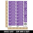thumbnail image 2 of Missing Homework Penguin Teacher Student School Sticker Set - Purple - Matte Finish - 2.00" Large, 2 of 7