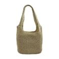thumbnail image 3 of ibiyuan Crossbody Purses For Women Solid Color Handwoven Large Capacity Beach Shoulder Tote Bag Lightweight Daily Carryall Birthday Gift For Women, 3 of 5