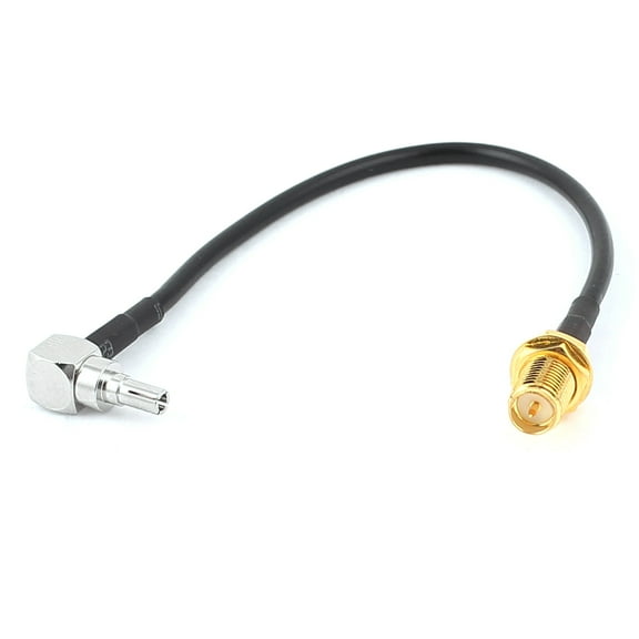 CRC9 Male to RP-SMA-KY Female RG174 Coaxial Cable Pigtail 15cm