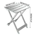 thumbnail image 2 of Mini Folding Camping Table - Lightweight Aluminum Portable Picnic Seat Chair, 10x11x15 Inch for RV Cooking, Beach, Hiking, Travel, Fishing, BBQ, Indoor Outdoor Small Foldable Camp Tables, 2 of 8