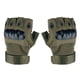 thumbnail image 1 of Guantes de medio dedo sin dedos para hombre, guantes de combate militares para lucha, senderismo y conducción. L, 1 of 6