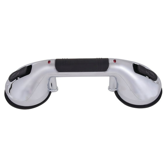 Carex Ultra Grip Bath and Shower Handle with Suction Cups, Chrome, 12 Inch, 250 lb Weight Capacity