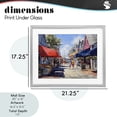 thumbnail image 4 of Stupell Industries Traditional American Coastal Town Stroll Gray Framed Print Under Glass, 21 x 17, by Franklyn Gregory, 4 of 8