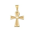 thumbnail image 1 of SACRED ANKH CROSS PENDANT NECKLACE IN YELLOW GOLD :  10K  Pendant with 20" chain, 1 of 1