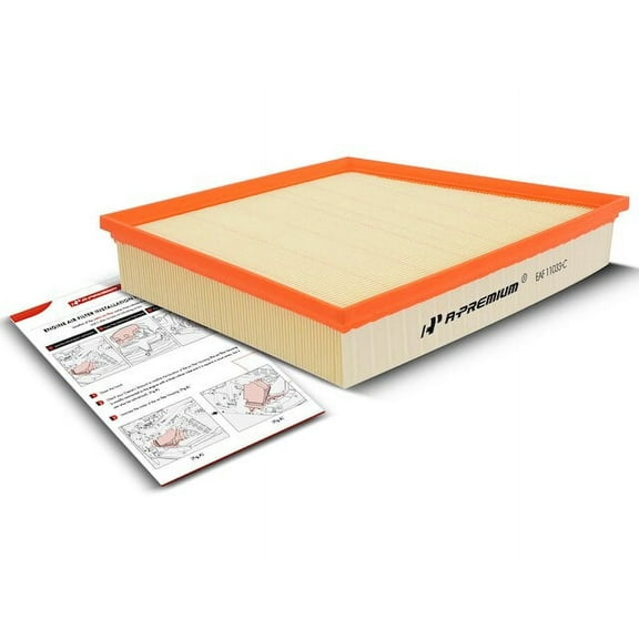 Air Filter 1 - Compatible with 2011 - 2016 GMC Sierra 2500 HD 6.6L V8 2012 2013 2014 2015