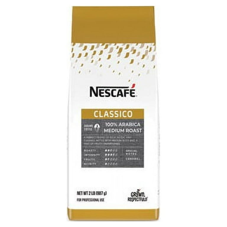 Classico 100% Arabica Roast Ground Coffee, Medium Blend, 2 lb Bag, 6/Carton Classico 100% Arabica Roast Ground Coffee, Medium Blend, 2 lb Bag, 6/Carton