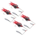 thumbnail image 1 of Fishing Beard Bait, Composite Continuous Sharpness Fishing Spinners  For Offshore Angling Red, 1 of 8