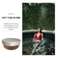 thumbnail image 4 of WRITWAA Lot de 1 Housses Rondes pour Spa Imperméables Protège de la Pluie Idéal pour Spas, 4 of 8