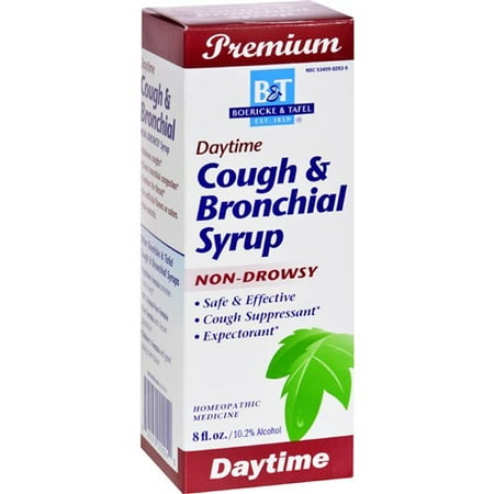 Boericke and Tafel Cough and Bronchial Syrup - 8 fl oz Homeopathic Cough and