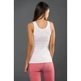thumbnail image 2 of Blanks+ Women's Fine Jersey Cotton Tank Top, Black, White, S-2XL, 2 of 2