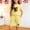 Yellow, variant on Boys Girls 2 Piece Cotton T-Shirt and Shorts Summer Outfit Set, Kids Casual Clothing Black, Size 7T