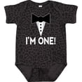 thumbnail image 3 of Inktastic First Birthday Mock Tuxedo Im One Boys Baby Bodysuit, 3 of 5