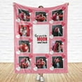 thumbnail image 4 of Customized Photo Collage Blanket-Wedding Blanket. Soft Fleece Throw Blanket, Personalized Picture Blanket. Gift for Wedding, Christmas, Birthday & Anniversary.(Photo Blanket- 07, 50" X 60") Blankets, 4 of 5