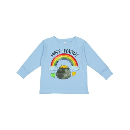 

Inktastic Mimi s Treasure St. Patrick s Day Rainbow and Gold Gift Toddler Boy or Toddler Girl Long Sleeve T-Shirt