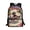 Bulldog, variant on Spacious Interior 17 Inchs School Bookbag for Shopping Travel, Big Storage Space Smooth Zipper School Backpack, Cartoon Cat Orange Ears