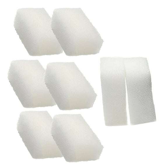 Genligt Replacement Aquarium Bio Sponge Foam Filter Pads Suitable for Aqua Clear 30 150 Canister Filters, 8 Pack
