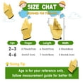 thumbnail image 3 of FEISHDEK Kids Gardening Gloves - Genuine Leather, Breathable Safety Gloves for Children's Yard Work & Outdoor Play(Medium, Age 4-5), 3 of 7