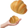 thumbnail image 5 of Squishy Toys Squishies Squishy Fidget Toys Bread Artificial Bread Croissant French Bread Butter Bread Soft Slow Rising Stress Relief Squishy Pretend Play Kitchen Prop Sensory Toy, 5 of 5