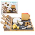 thumbnail image 3 of Cheese Board- Magnetic Cheese Plate Platter with 4 Cheese Knives and Chalk, 3 of 4
