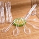 thumbnail image 2 of 100 cucharas de postre para fiestas, prácticas cucharas de plástico para fiestas, vajilla portátil para pasteles, 2 of 7
