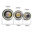thumbnail image 3 of Car Fog Lights, Angel Eye Type, Halo, Round, LED, Universal, Pink, 3 of 5