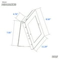 thumbnail image 2 of PYLE PSPADLKW5 - Universal Tamper-Proof Anti-Theft iPad Kiosk Multi-Mount Stand Holder (Fits All 2nd, 3rd, 4th and Air Generation iPads) Can be Mounted on Walls, Tables, Desks, etc., 2 of 4