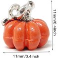 thumbnail image 2 of 12 piezas 3D naranja esmalte calabaza encantos colgante Halloween encantos colgante para la fabricación de joyas y manualidades DIY TUNC Sencillez, 2 of 5