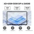 thumbnail image 3 of Tablet 10 inch Android 13 Tablet,4GB RAM 32GB ROM,2MP+8MP Camera,1280x800 IPS Google Tablets,Quad-Core Processor Tablets,6000mAh Long Lasting Battery, 3 of 7